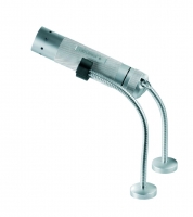 Led Lenser Taschenlampe V² Workers Friend silber White Power 111,5 mm Ø 25,5 mm 1,25 W 220 V Netzanschluss Magnetfüsse Halter 3 AAA Batterien 1,5 V