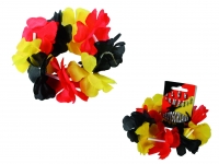 Aloha Arm Fuss Reif Band Deutschland WM 8 cm Schwarz Rot Gelb 2er Set