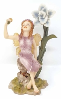 Deko Figur Wald Elfe 3 Fee Polyresin 13 x 8 x 8 cm Deko Figur Wald Elfe 3 Fee Polyresin 13 x 8 x 8 cm