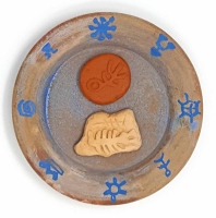 Teller Gezeiten 12 cm Sternanis Oel 5 ml 2 Symbol Steine Geschenk