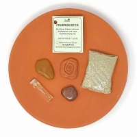 Teller Inspiration 17 cm Rosmarin Oel 5 ml Kraft Symbol Stein Geschenk