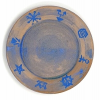 Teller Rythmus 12 cm Ylang Ylang Oel 5 ml Kraft Symbol Stein Geschenk