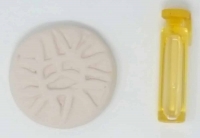 Teller Rythmus 12 cm Ylang Ylang Oel 5 ml Kraft Symbol Stein Geschenk