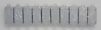 Kabelabzweigkasten Mini 89x43x37 mm IP54 grau 10 Einführungen 10 Stück