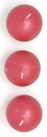 Kugelkerze Kugel Tafel Kerze 65 mm Rot Metallic 3 Stueck Tisch Deko