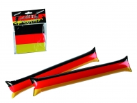 Aufblasbare Klatschstangen Deutschland WM 60 cm 2er Set PVC