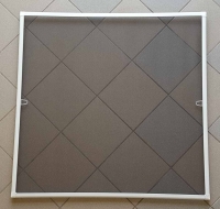 Insektenschutz Moskitoschutz Fenster Rahmen 110 x 110 cm Weiss