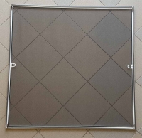 Insektenschutz Moskitoschutz Fenster Rahmen 110 x 112 cm Weiss