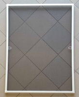 Insektenschutz Moskitoschutz Fenster Rahmen 86 x 113 cm Weiss