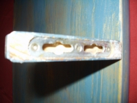 Holz Sideboard Regal Ablage 60 x 40 x 2cm blau inklusive Winkel