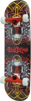 Flexcruising Skateboard Twineye Ahorn 7 Lagen Graphik Beidseitig 78 x 20 cm