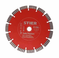 Stier Sägeblatt 230 mm Trennscheibe Natur Kunst Stein Beton Gipsplatten Keramik