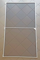 tesa Insektenschutz Tür Alu Comfort XL Fliegengitter Weiss 117 x 208 cm