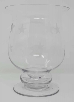 Windlicht Tischwindlicht Glas Sterne Dekoration Advent 15 x 20 cm