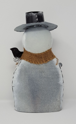 Dekofigur Schneemann Loisl Eisen h 30 cm