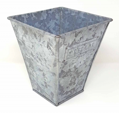 Blumen Kräuter Zink Gewürz Topf Oregano 13 x 13 x 15 cm