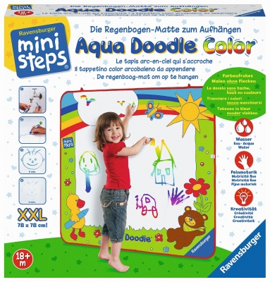ministeps Aqua Doodle Wasser Stempeln Malen Stift Matte XXL 78 cm Bunt