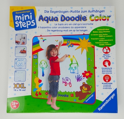 ministeps Aqua Doodle Wasser Stempeln Malen Stift Matte XXL 78 cm Bunt