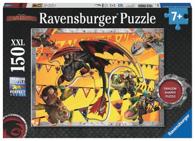 Ravensburger 10020 Puzzle Dreamworks Dragons Hick`s grosse Abenteuer 150 Teile XXL