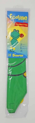 HQ Kinderdrachen Einleiner Eddy Happy Froggy Drachenschnur 45 x 50 cm R2F