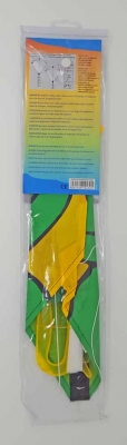 HQ Kinderdrachen Einleiner Eddy Happy Froggy Drachenschnur 45 x 50 cm R2F