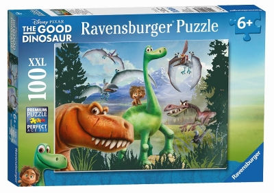 Ravensburger 10533 Disney The Good Dinosaur Arlo und Spot auf Abenteuer 100 Teile XXL