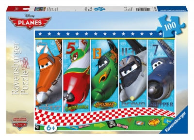Ravensburger 10889 Puzzle Disney Unschlagbare Planes 100 Teile XXL