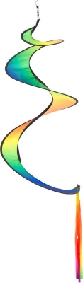Windspiel Spirale Multicolor Ø 23 cm Nylongewebe 100 cm wetterfest lichtbeständig Wirbel