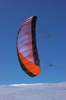 HQ Powerkite Zweileiner 2.0 SCOUT 260x102cm Flugleine Lenk Bar Rucksack R2F