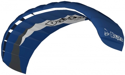 HQ Powerkite Vierleiner 3.5 Alpha 350x116 cm Flugleine Griffe Tasche R2F