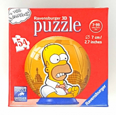 Ravensburger 11879 Puzzleball Simpsons Ø 7 cm 54 Teile