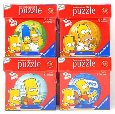 Ravensburger 11879 Puzzleball Simpsons Ø 7 cm 54 Teile