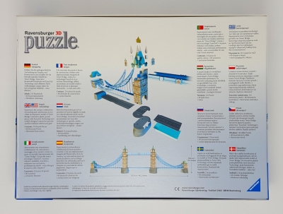 Ravensburger 12559 Puzzle 3D Tower Bridge London 117 x 17 x 33 cm 216 Teile