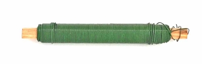 Wickel Binde Blumen Rosen Pflanzen Bastel Material Metall Draht Hobby Gruen