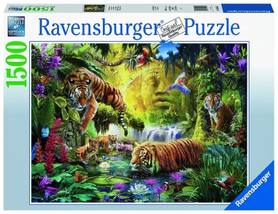 Ravensburger 16005 Puzzle Idylle am Wasserloch 80 x 60 cm 1500 Teile