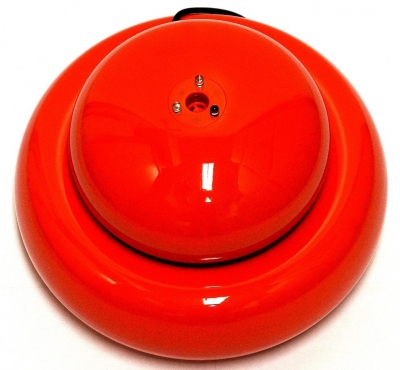 Design Zimmerbrunnen Orange LED Beleuchtung Warmweiss 22 x 15 cm