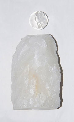 Edelstein Zimmerbrunnen Kugelbrunnen Bergkristall 35 cm