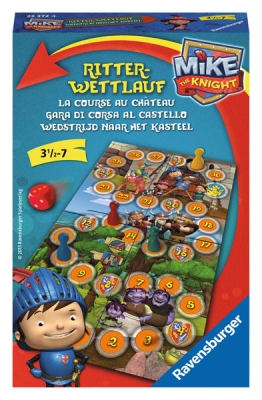 Ravensburger 23372 Würfelspiel Mike the Knight Wettlaufspiel