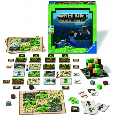 Ravensburger 26132 Minecraft Builders & Biomes Brett Spiel