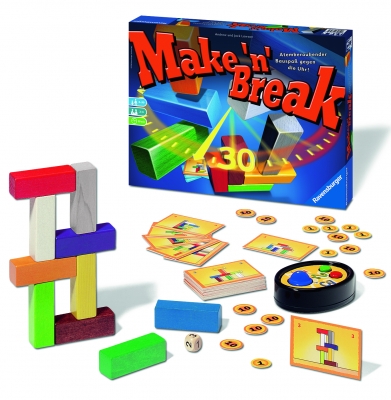 Ravensburger 26343 Make N Break Würfel Bauklotz Aktions Spiel