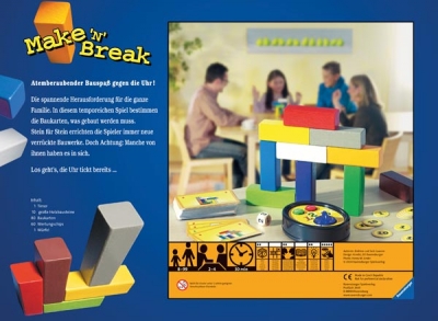 Ravensburger 26343 Make N Break Würfel Bauklotz Aktions Spiel