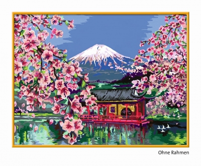 Ravensburger 28841 Malen nach Zahlen Japanische Kirschbluete 40x30 cm