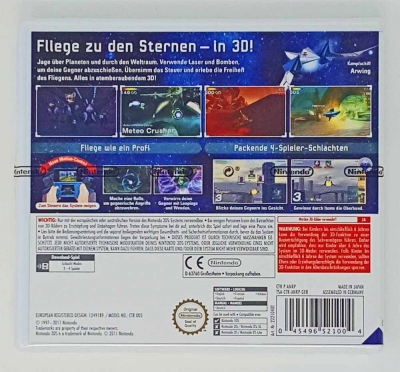 Nintendo 3DS Star Fox 3D Arcade Shooter Action Abenteuer
