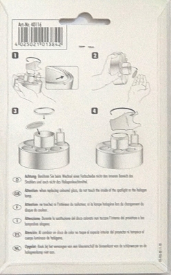 seliger Farbscheiben 5-teilig für Halogenstrahler