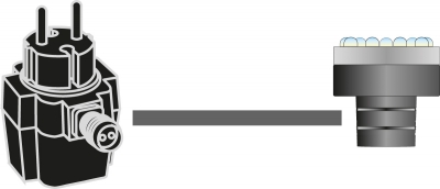 seliger Quellsteinbeleuchtung Quellstar 900 LED Modul 10m Zuleitung Leuchte Trafo