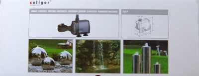 seliger Teich Brunnen Pumpe 750P 10W Förderhöhe 150 cm IP68 Kabel 10 m