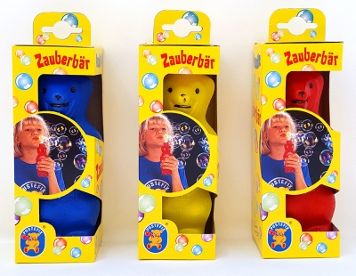 Seifenblasenspiel Druecker Tier Zauberbaer