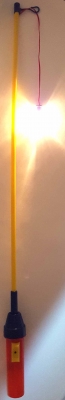 Elektrischer Laternen Umzug Kinder Lampion Stab Lang 75 cm Bunt