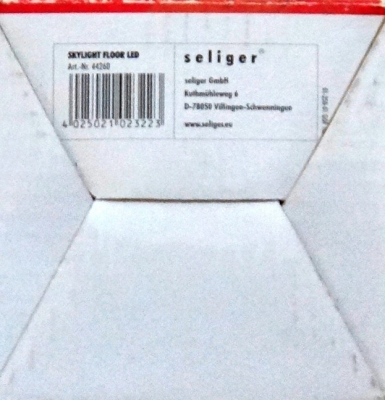 seliger Skylight Floor Power LED Strahler 1W 12V V4A IP68 warmweiss