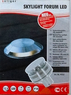 seliger Skylight Forum Power LED Unterwasser Strahler 1W 12V V4A IP68 warmweiss